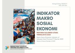 Indikator Makro Sosial Ekonomi Provinsi Sulawesi Utara Triwulan 3 2023